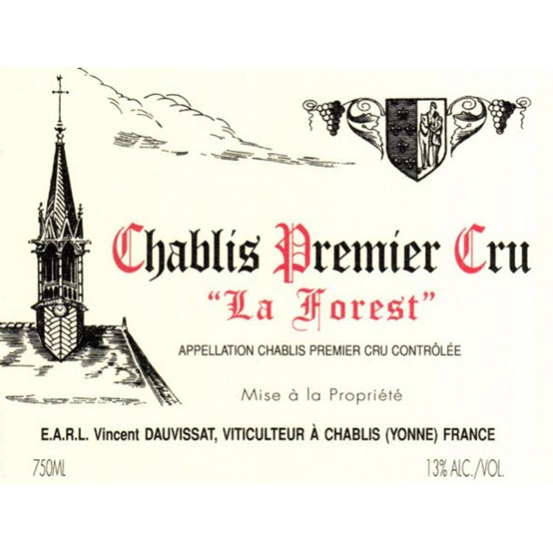 2020 Vincent Dauvissat chablis premier cru la forest bottle
