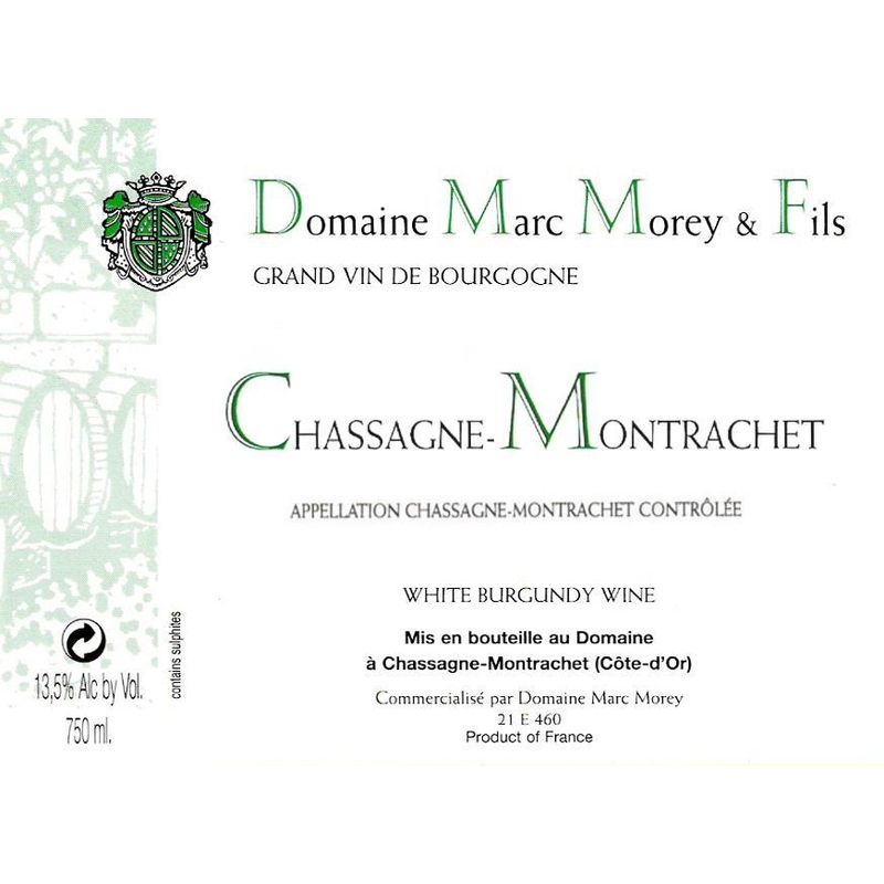 2024 Domaine Marc Morey Chassagne-Montrachet bottle