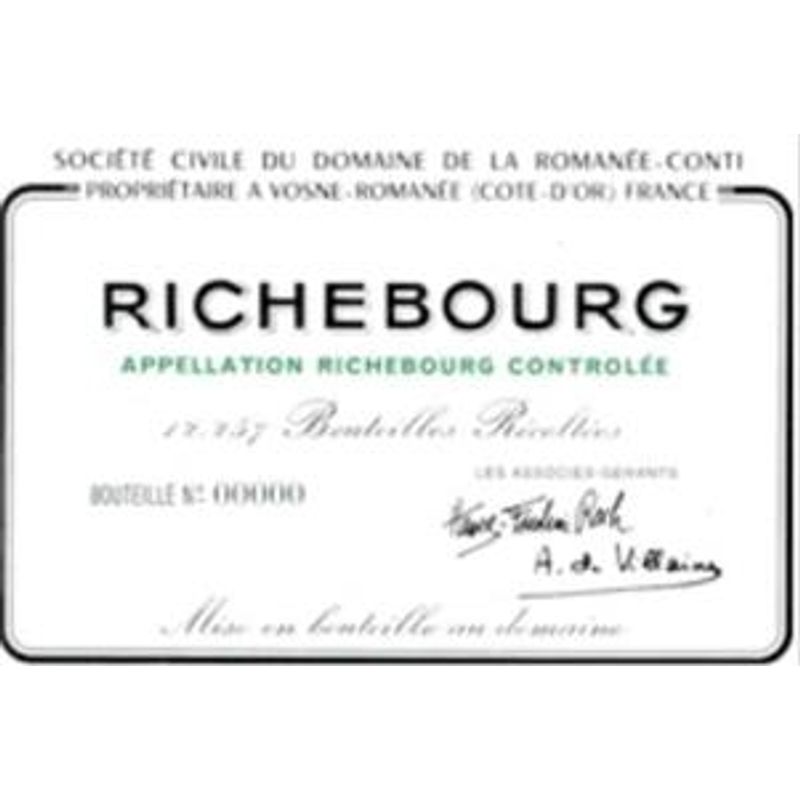 2002 Domaine de la Romanee-Conti richebourg grand cru bottle