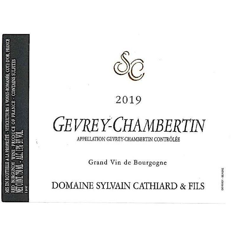 2020 Domaine Sylvain Cathiard Gevrey-Chambertin bottle