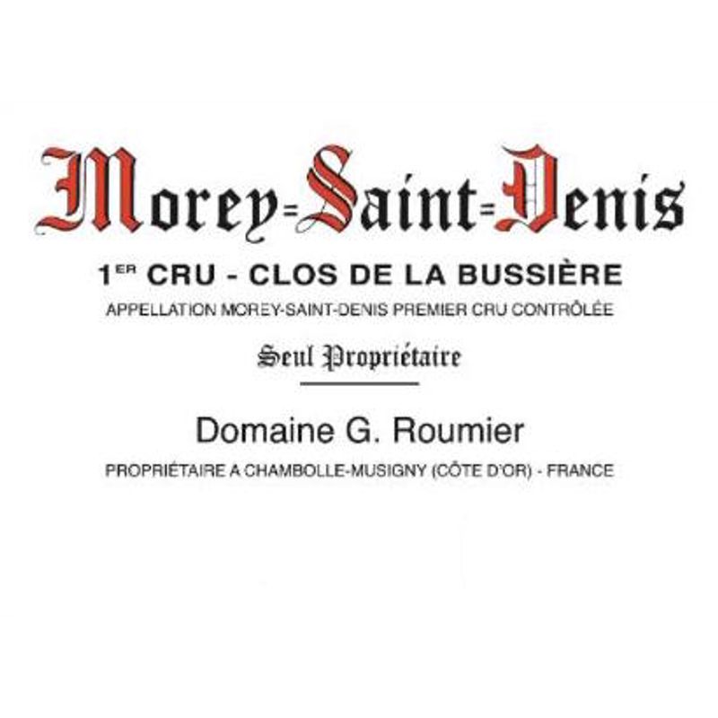 2020 Georges roumier morey saint denis 1er cru clos de la bussiere bottle