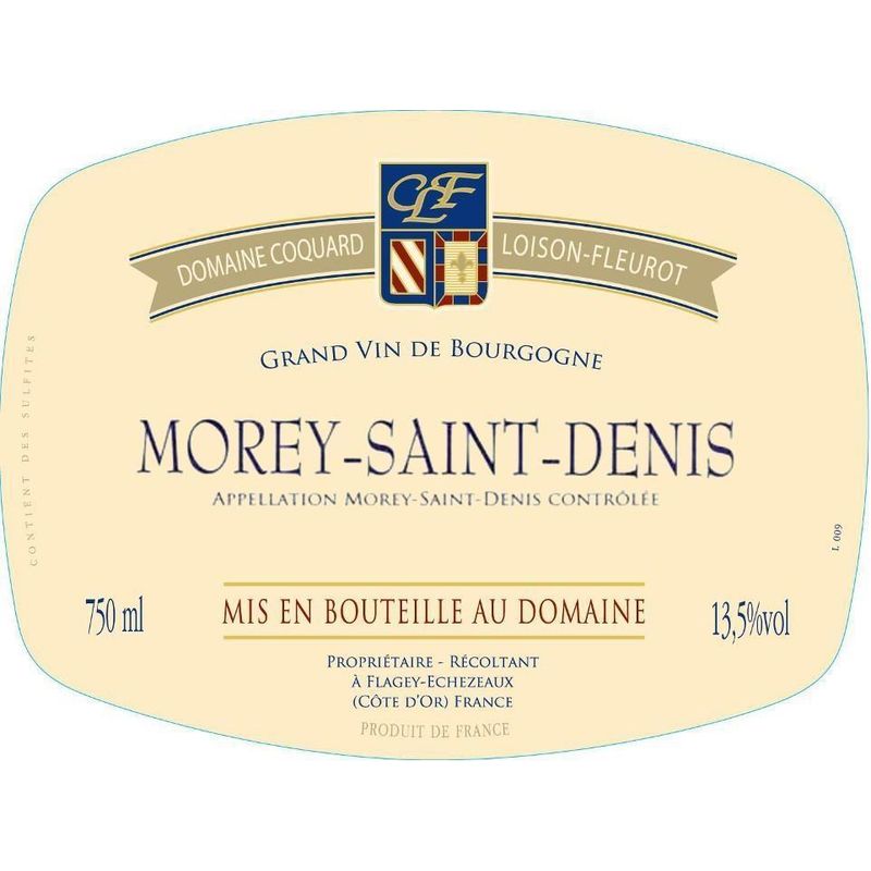 2023 Coquard loison fleurot morey saint denis bottle