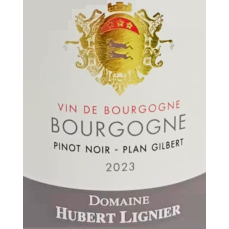 2023 Hubert lignier bourgogne plant gilbert bottle
