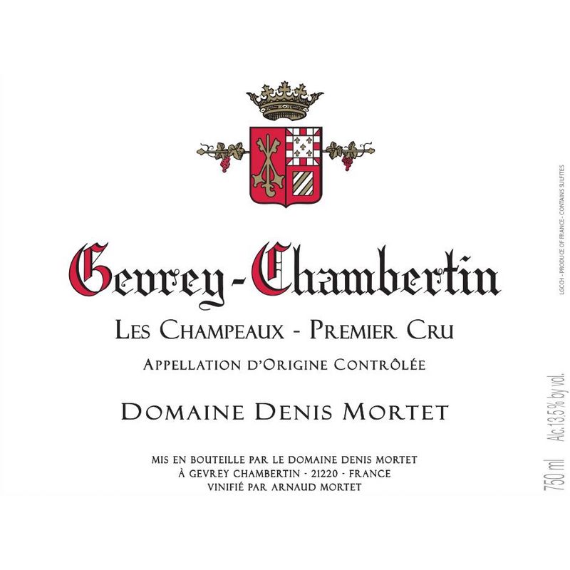 2019 Domaine Denis Mortet Gevrey-Chambertin Premier Cru Champeaux bottle