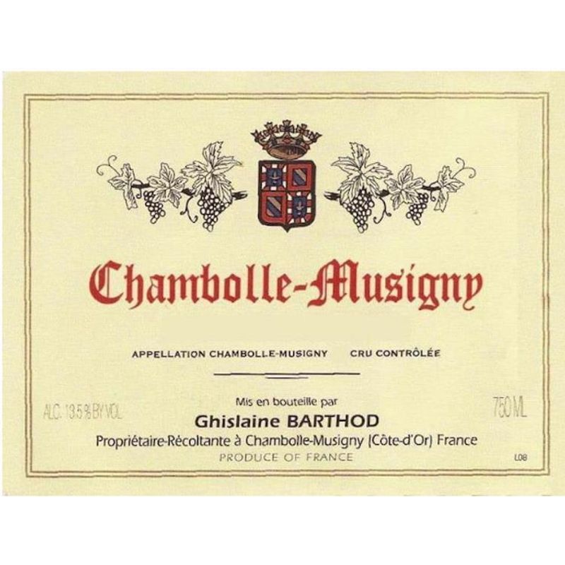 2018 Ghislaine barthod chambolle musigny bottle
