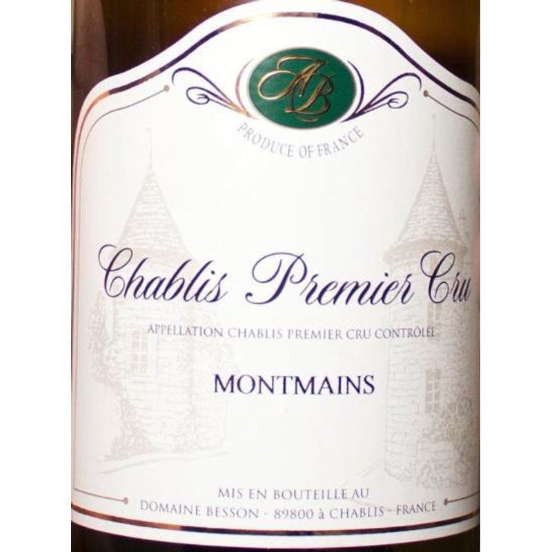 Domaine Besson, Chablis Premier Cru, Montmains 2015 - Latimer Vintners