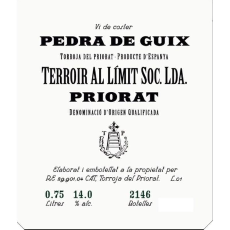 2022 Terroir al limit pedra de guix bottle
