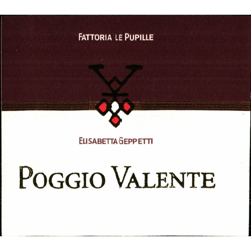 2020 Fattoria le pupille poggio valente bottle