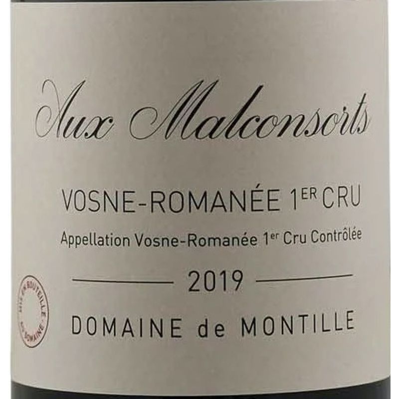 2019 Domaine de Montille Vosne-Romanee Premier Cru, Aux Malconsorts bottle