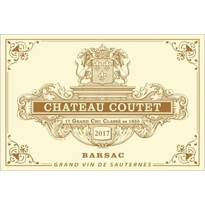 2017 Chateau Coutet Premier Cru Classe, Barsac 6x75cl