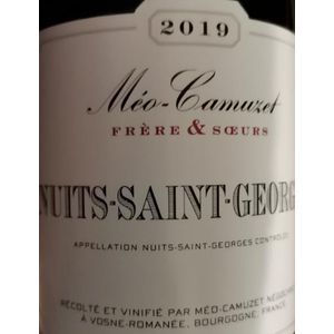 2019 Meo Camuzet Frere et Soeurs, Nuits-Saint-Georges 12x75cl
