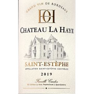 2019 Chateau La Haye, Saint-Estephe 1x600cl