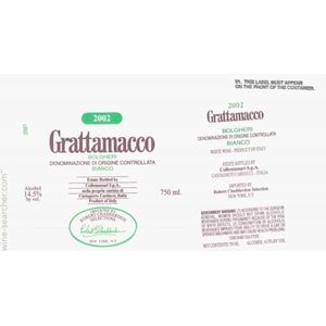 2021 Grattamacco, Bolgheri, Vermentino Bianco 6x75cl