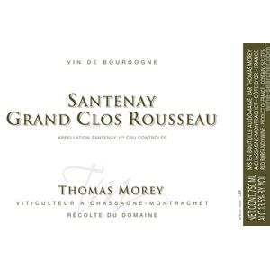 2022 Thomas Morey, Santenay Premier Cru, Grand Clos Rousseau 6x75cl