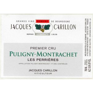 2018 Domaine Jacques Carillon, Puligny-Montrachet Premier Cru, Les Perrieres 6x75cl