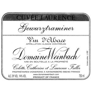 2020 Domaine Weinbach, Cuvee Laurence Gewurztraminer 6x75cl