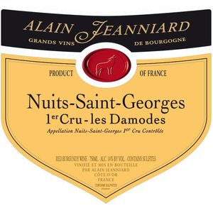 2020 Domaine Alain Jeanniard, Nuits-Saint-Georges Premier Cru, Les Damodes 12x75cl