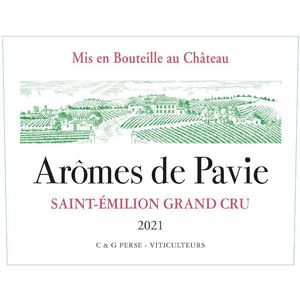 2021 Aromes de Pavie, Saint-Emilion Grand Cru 6x75cl