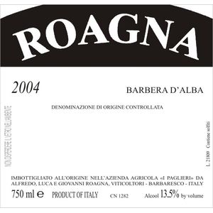 2019 Roagna, Barbera d'Alba 6x75cl