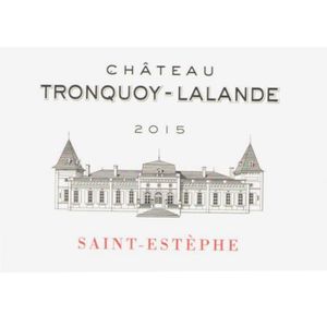 2015 Chateau Tronquoy-Lalande, Saint-Estephe 6x75cl