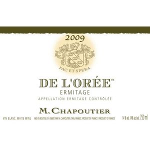 2009 M. Chapoutier, Ermitage, De l'Oree 6x75cl