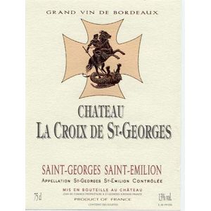 2022 Chateau La Croix de St-Georges, Saint-Georges-Saint-Emilion 6x75cl