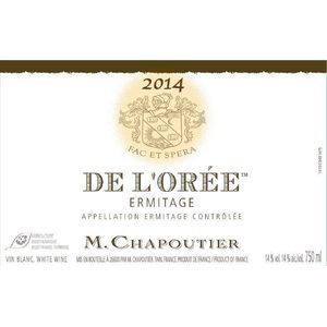 2014 M. Chapoutier, Ermitage, De l'Oree 6x75cl