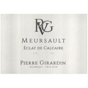 2022 Pierre Girardin, Meursault, Eclat de Calcaire 6x75cl