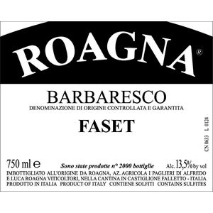 2016 Roagna, Barbaresco, Faset 6x75cl