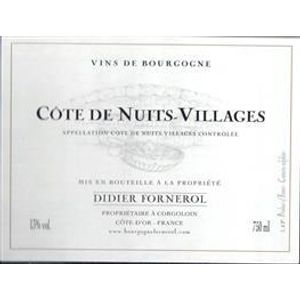 2021 Didier Fornerol, Cote de Nuits-Villages, Rouge 6x75cl