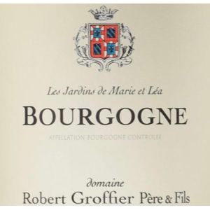 2023 Robert Groffier, Bourgogne, Rouge Les Jardins de Marie et Lea 6x75cl