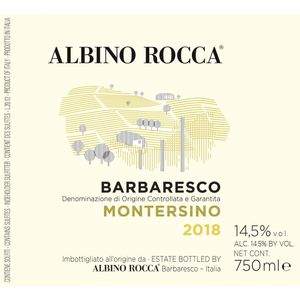 2018 Albino Rocca, Barbaresco, Montersino 6x75cl