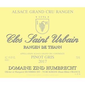 2020 Domaine Zind Humbrecht, Thann Clos Saint Urbain Pinot Gris Grand Cru, Rangen 6x75cl