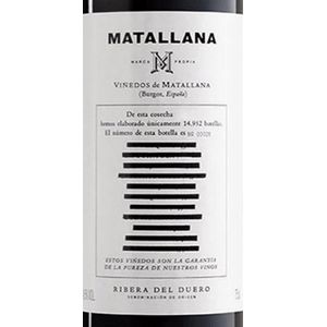 2019 Telmo Rodriguez, Ribera del Duero, Matallana 12x75cl