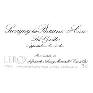 2013 Maison Leroy, Savigny-les-Beaune Premier Cru, Aux Guettes 12x75cl