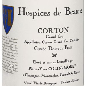 2019 Hospices de Beaune (Pierre-Yves Colin-Morey), Corton Grand Cru, Cuvee Docteur Peste 6x75cl
