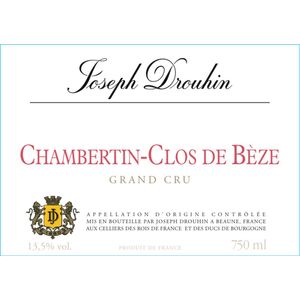 2013 Joseph Drouhin, Chambertin-Clos de Beze Grand Cru 6x75cl