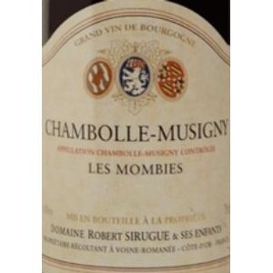 2019 Domaine Robert Sirugue, Chambolle-Musigny, Les Mombies 6x75cl