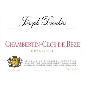 2022 Joseph Drouhin, Chambertin-Clos de Beze Grand Cru 6x75cl