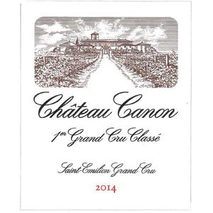 2014 Chateau Canon Premier Grand Cru Classe B, Saint-Emilion Grand Cru 12x75cl