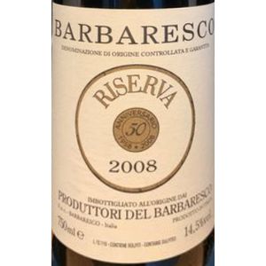 2008 Produttori del Barbaresco, Barbaresco, Anniversario 50 Riserva 6x75cl