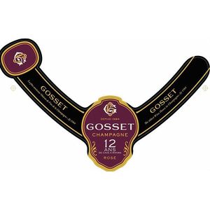 NV Gosset, 12 Ans Rose, Champagne 6x75cl