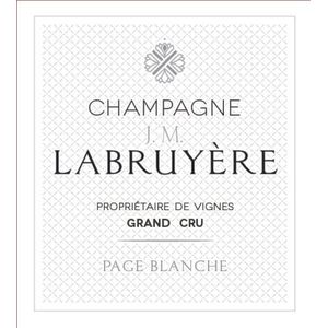 NV J. M. Labruyere, Page Blanche Blanc de Blancs Grand Cru, Verzenay 6x75cl