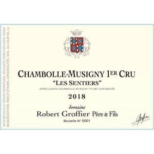 2018 Robert Groffier, Chambolle-Musigny Premier Cru, Les Sentiers 6x75cl