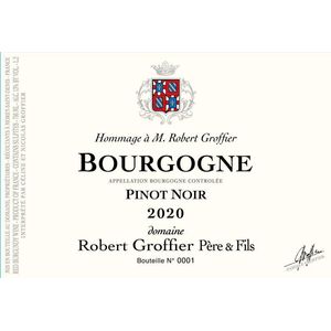 2020 Robert Groffier, Bourgogne, Pinot Noir 6x75cl