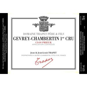 2019 Domaine Trapet Pere et Fils, Gevrey-Chambertin Premier Cru, Clos Prieur 6x75cl