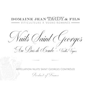 2019 Domaine Jean Tardy, Nuits-Saint-Georges, Au Bas de Combe Vieilles Vignes 3x150cl