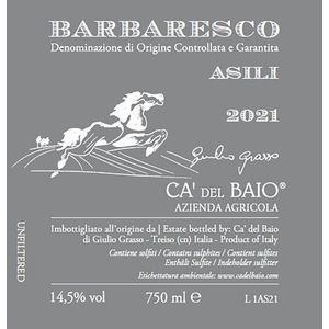 2021 Ca del Baio, Barbaresco, Asili 6x75cl