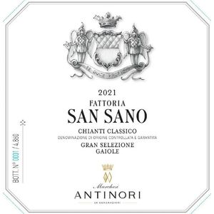 2021 Tenuta Tignanello (Antinori), Chianti Classico, Gran Selezione San Sano 3x75cl
