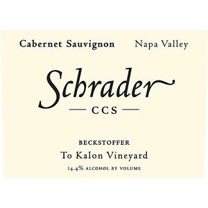2013 Schrader, CCS Beckstoffer To Kalon Vineyard Cabernet Sauvignon, Napa Valley 1x75cl